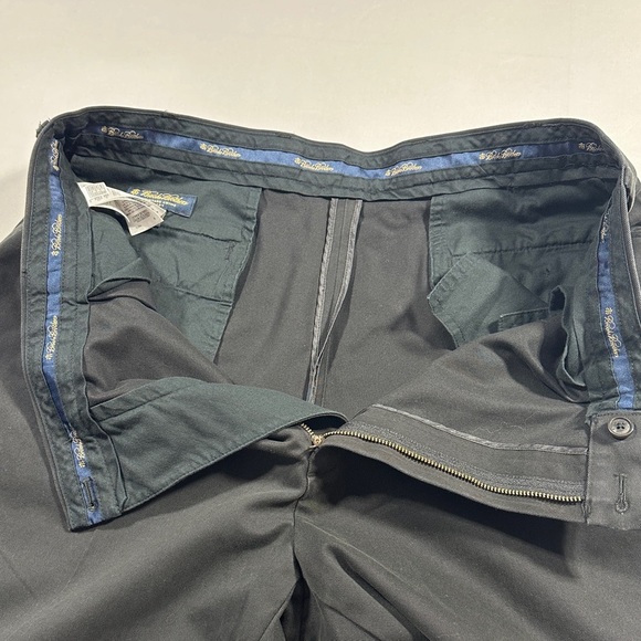 Men’s Brooks Brothers Advantage Chino Elliot (Size W37 L34) Black Color - Picture 4 of 7